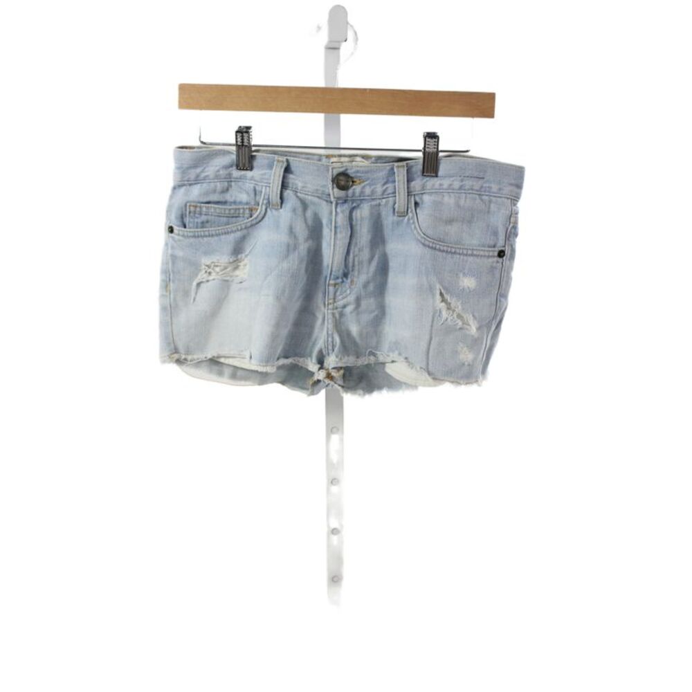 Current/Elliott Women Blue Cotton Cut-Off Shorts Size 25